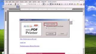 PDF Hyperlinks using easyPDF Printer