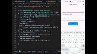 Login ViewModel/Controller | GetX | MVVM/MVC Pattern part_1 | Flutter | Dart