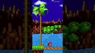 Chibi Knuckles in Sonic 1 | Sonic 1 mods short gameplay