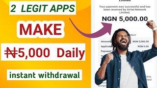 This New app pays me #5,000 Naira Daily into my bank Acc/ how to make money online in Nigeria