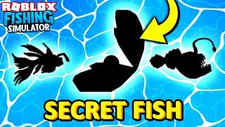 ALL *SECRET* FISH in ROBLOX FISHING SIMULATOR!