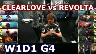 EDG vs ITZ W1D1 - CLEARLOVE vs REVOLTA Player Experience Stream | LoL S6 World Championship 2016