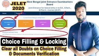 JELET 2020 Choice Filling & Locking | Documents Verification | Choice Eligibility For WB & Out of WB
