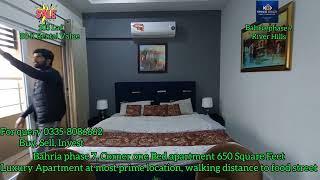 Corner 1-Bed Luxury Apartment for Sale | Bahria Town Phase 7 | Prime Location