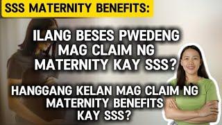 ILANG BESES MAG CLAIM SSS MATERNITY BENEFITS? HANGGANG KELAN MAG CLAIM NG SSS MATERNITY?