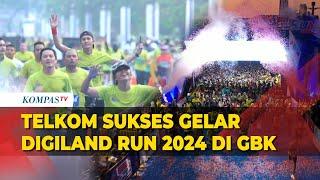 Telkom Sukses Gelar Digiland Run 2024 di GBK