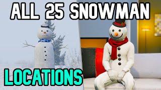 Gta 5 Snowman Locations - How to get Snowman Outfit Gta Online