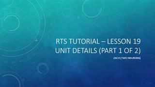 4.19 Unit Details Part 1 [UE4 - RTS Tutorial]