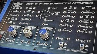 Operational Amplifier (OP-AMP) Non-Inverting mode practical demonstration