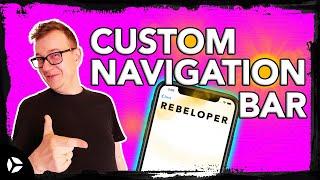 Custom Navigation Bar Swift (Fast and Easy)