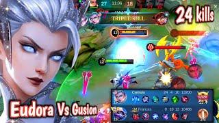 I met Global Cyclops  Weak Enemies But How we lose ( must watch ) Mobile Legends Eudora Gameplay