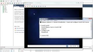 VMware vSphere 5.5 Nested Virtualization   Create and configure CentOS NFS Server