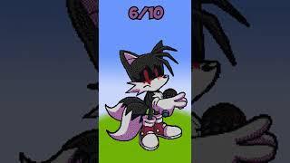 Minecraft: Rate Tails Exe from 1 to 10  #shorts