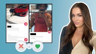 Reacting To Dating Profiles- How To Get MORE Matches & Biggest Mistakes Guys Make! | Courtney Ryan