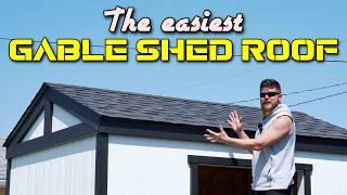 How to build a Gable Shed Roof // Can't be that hard, right?