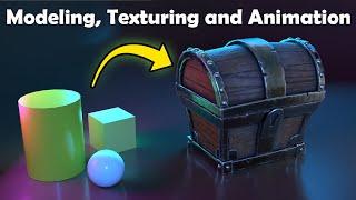 Stylized Chest Modeling and Animation - 3ds Max Timelapse