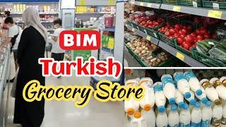 Grocery Store In Turkey || Cheap Grocery Shopping || BIM Grocery Store