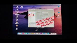 How to delete admin user on macbook