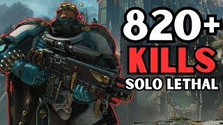 Sniper Stalker Bolt Rifle Hunts Down Lethal Difficulty Hive Tyrant - Solo Lethal l Space Marine 2