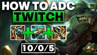How to play Twitch in Season 12 - Twitch ADC Gameplay