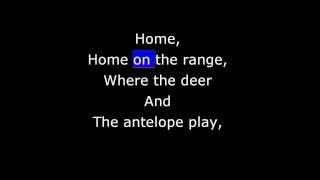 Songs - Traditional - Home, Home on the Range