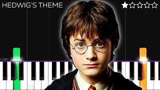 Hedwig’s Theme - Harry Potter | EASY Piano Tutorial