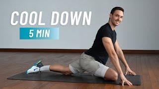 5 Min Full Body Cool Down Stretches - Do After Every Workout