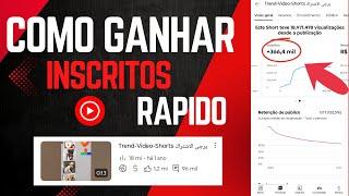 COMO CRIAR UM CANAL NO YOUTUBE E GANHAR MUITOS INCRITOS FACIL E RAPIDO (Passo a Passo)