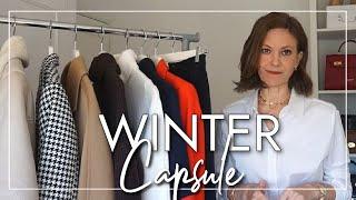 10 piece CLASSIC WINTER CAPSULE Wardrobe that makes getting dressed EASY
