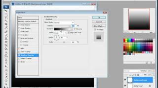How to make a gradient on photoshop  cs3