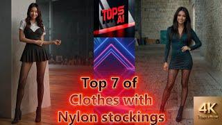 [AI Art] Top 7 Nylon stockings / AI Lookbook #aiart #aiimages