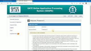 GATE ADMIT CARD 2021 HALL TICKET | link in description