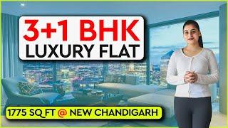 (Resale)  Flats for Sale In New Chandigarh 1775 Sq. Ft. Ready to Move House (3+1BHK)