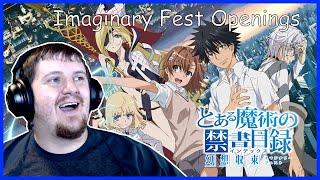 A Certain Magical Index Imaginary Fest Openings 1&2: Reaction/ I guess its a mobile game