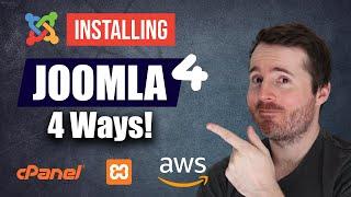 HOW TO INSTALL Joomla 4 on XAMPP, cPanel & AWS: 4 Easy Methods | Joomla Tutorial