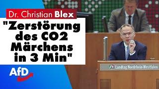 Zerstörung des CO2 Märchens in 3 Minuten | Dr. Christian Blex AfD