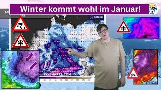 Winter kommt wohl nach Neujahr! ,,Krasse'' Schneekarten im Januar! Mögl Schneetiefs in den Modellen!