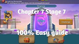 Lords mobile Vergeway chapter 7 Stage 7 easiest guide