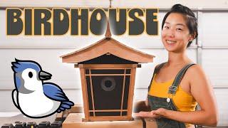 Building a Birdhouse for Blue Jays | Japanese Style Woodworking