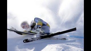 Graphic Warning: Norway's Kajsa Vickhoff Lie crashes during Sunday's World Cup super-G