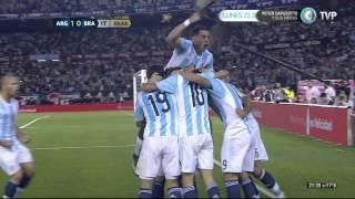 Gol de Lavezzi. Argentina 1 - Brasil 0 | Eliminatorias Rusia 2018 - Fecha 03