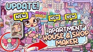 **APARTMENT HOUSE & SHOP MAKER UPDATE** IN AVATAR WORLD 