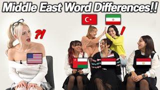 American Was Shocked By Word Differences Between 5 Middle East Country!