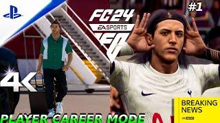 EA SPORTS FC 24 | NEW CLUB, NEW COUNTRY, NEW BEGINNING!!!  | PLAYER CAREER MODE # 1 |  PS5™