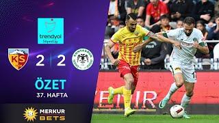 MERKUR BETS | Kayserispor (2-2) Konyaspor - Highlights/Özet | Trendyol Süper Lig - 2023/24