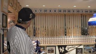 Insane Yankees memorabilia collection