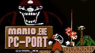 MARIO.EXE PC PORT (Amazing SONIC.EXE PC PORT INSPIRED scary Mario HORROR GAME)