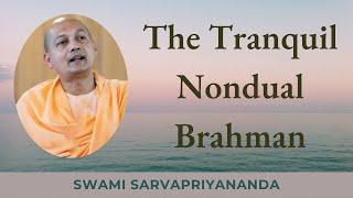 The Tranquil Nondual Brahman | Swami Sarvapriyananda