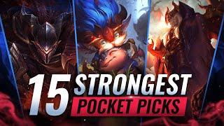 15 STRONGEST Pocket Picks for EVERY ROLE in League of Legends - Season 11