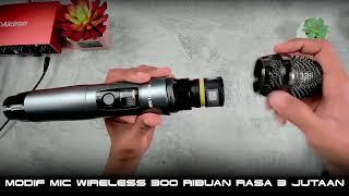 MODIF MIC WIRELESS 300 RIBUAN RASA 3 JUTAAN